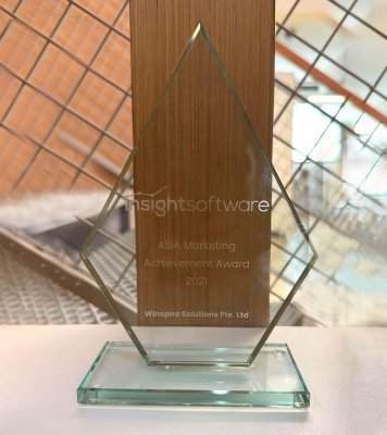 Insight Software – ASIA Marketing Achievement Award 2021